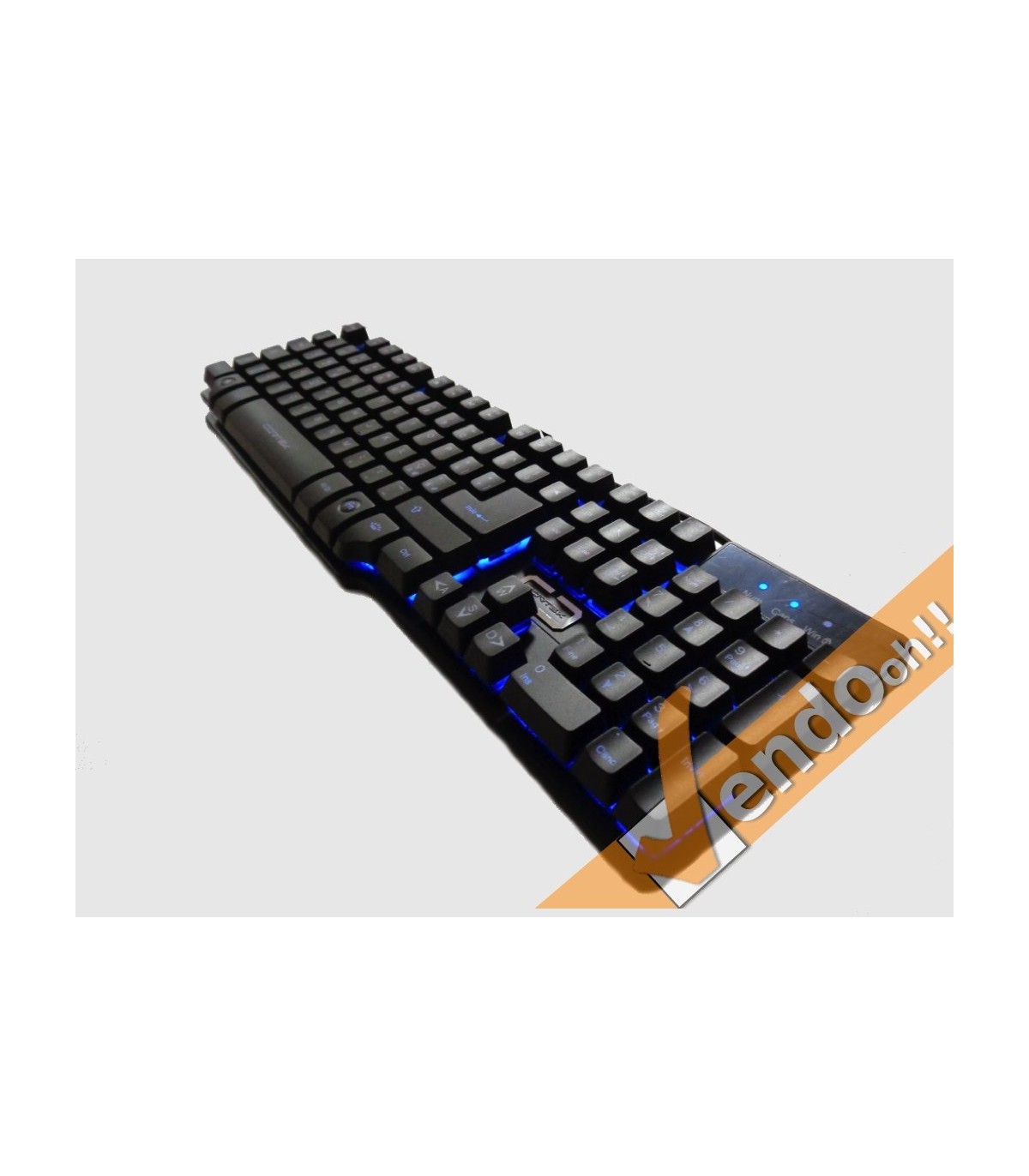 TASTIERA TASTI ESPOSTI USB GAMING ILLUMINATAI MECHANICAL-LIKE MULTIMEDIALE ITA