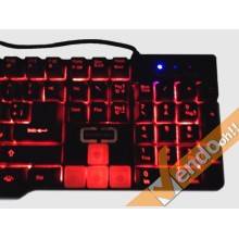 TASTIERA TASTI ESPOSTI USB GAMING ILLUMINATAI MECHANICAL-LIKE MULTIMEDIALE ITA