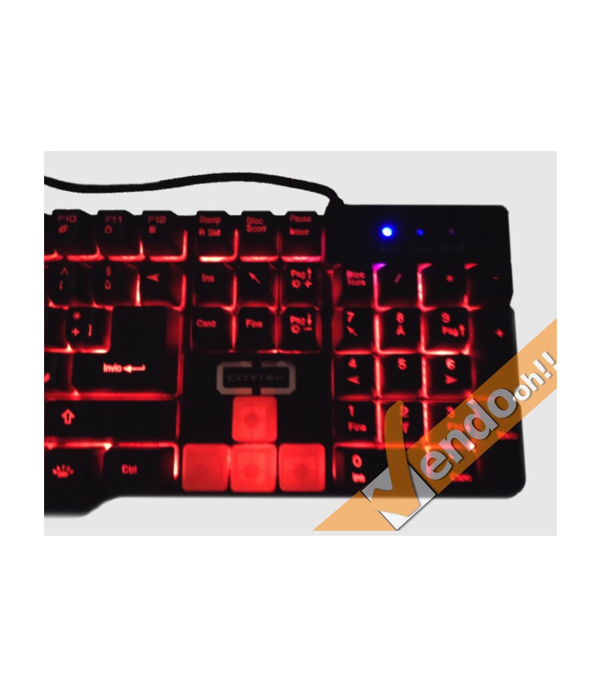 TASTIERA TASTI ESPOSTI USB GAMING ILLUMINATAI MECHANICAL-LIKE MULTIMEDIALE ITA