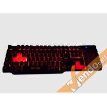 TASTIERA TASTI ESPOSTI USB GAMING ILLUMINATAI MECHANICAL-LIKE MULTIMEDIALE ITA