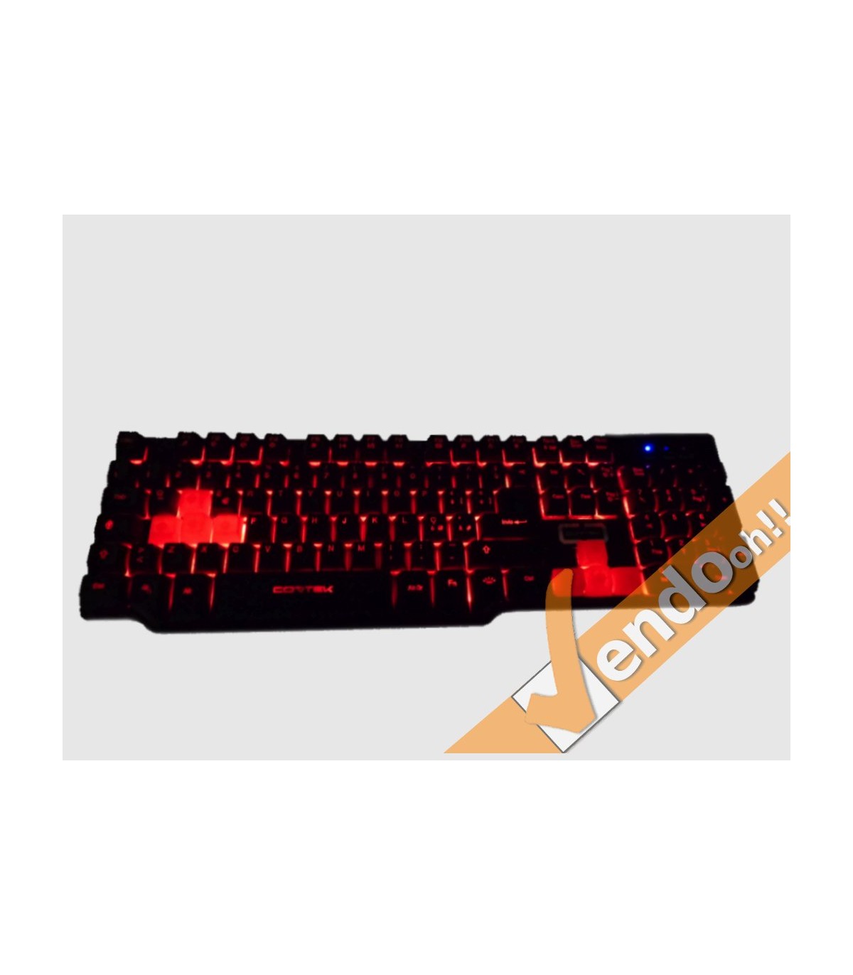TASTIERA TASTI ESPOSTI USB GAMING ILLUMINATAI MECHANICAL-LIKE MULTIMEDIALE ITA