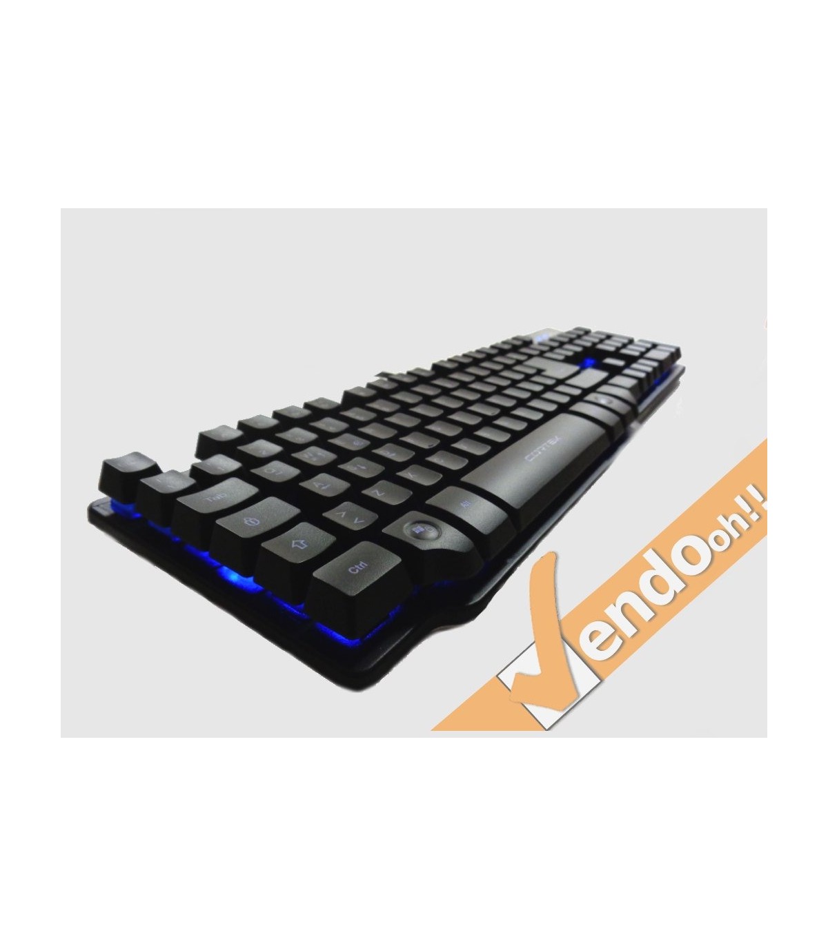 TASTIERA TASTI ESPOSTI USB GAMING ILLUMINATAI MECHANICAL-LIKE MULTIMEDIALE ITA