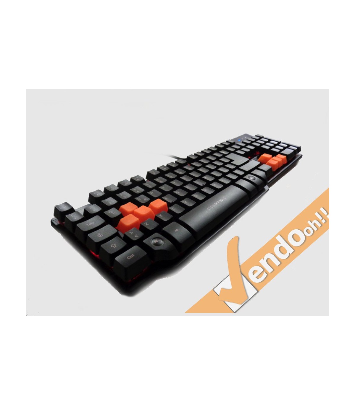 TASTIERA TASTI ESPOSTI USB GAMING ILLUMINATAI MECHANICAL-LIKE MULTIMEDIALE ITA