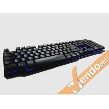 TASTIERA TASTI ESPOSTI USB GAMING ILLUMINATAI MECHANICAL-LIKE MULTIMEDIALE ITA