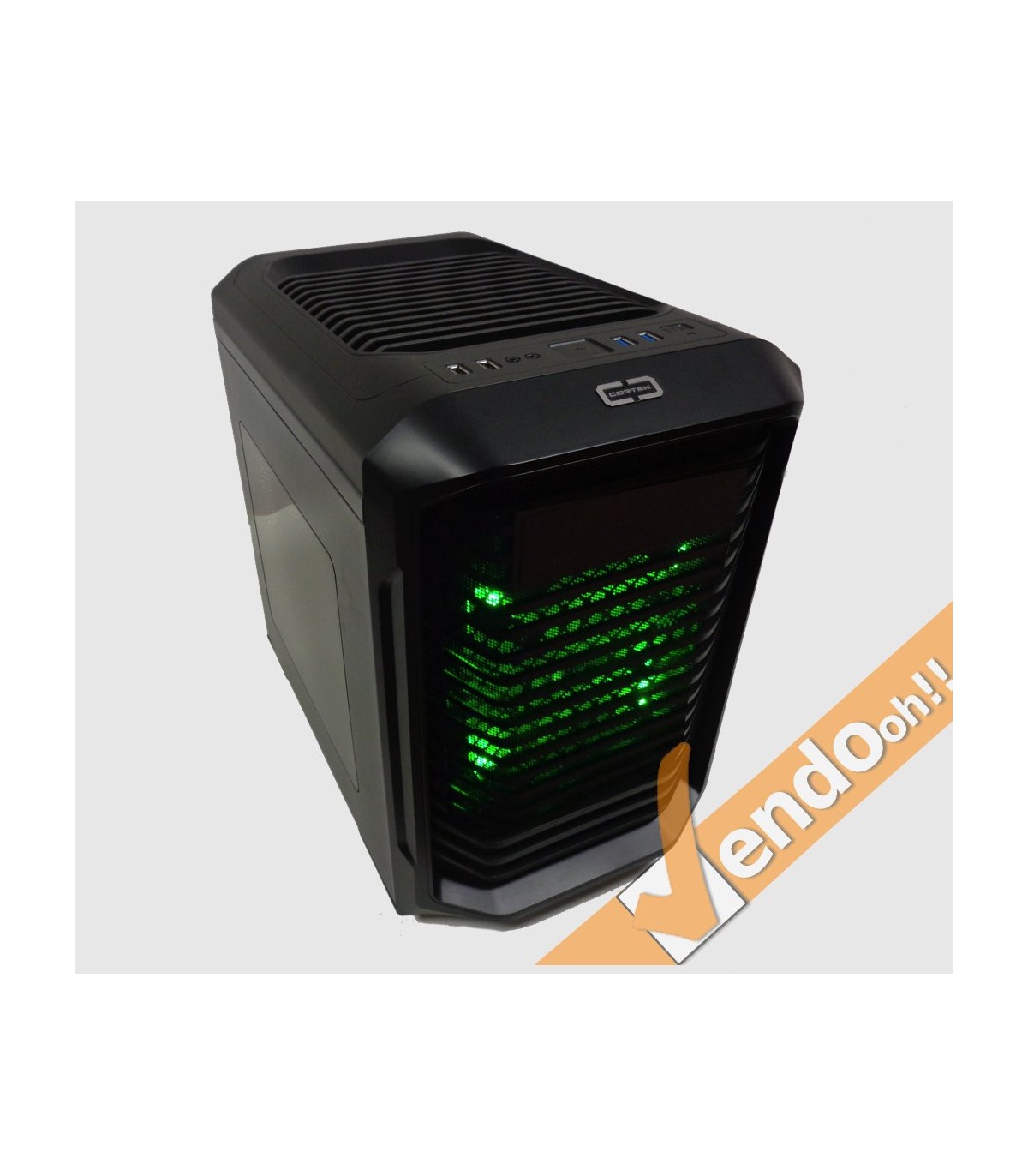 CASE MICRO ATX COMPUTER CABINET PC BIG CUBE ALLOGGI SSD BASCULANTI USB3.0 2.0
