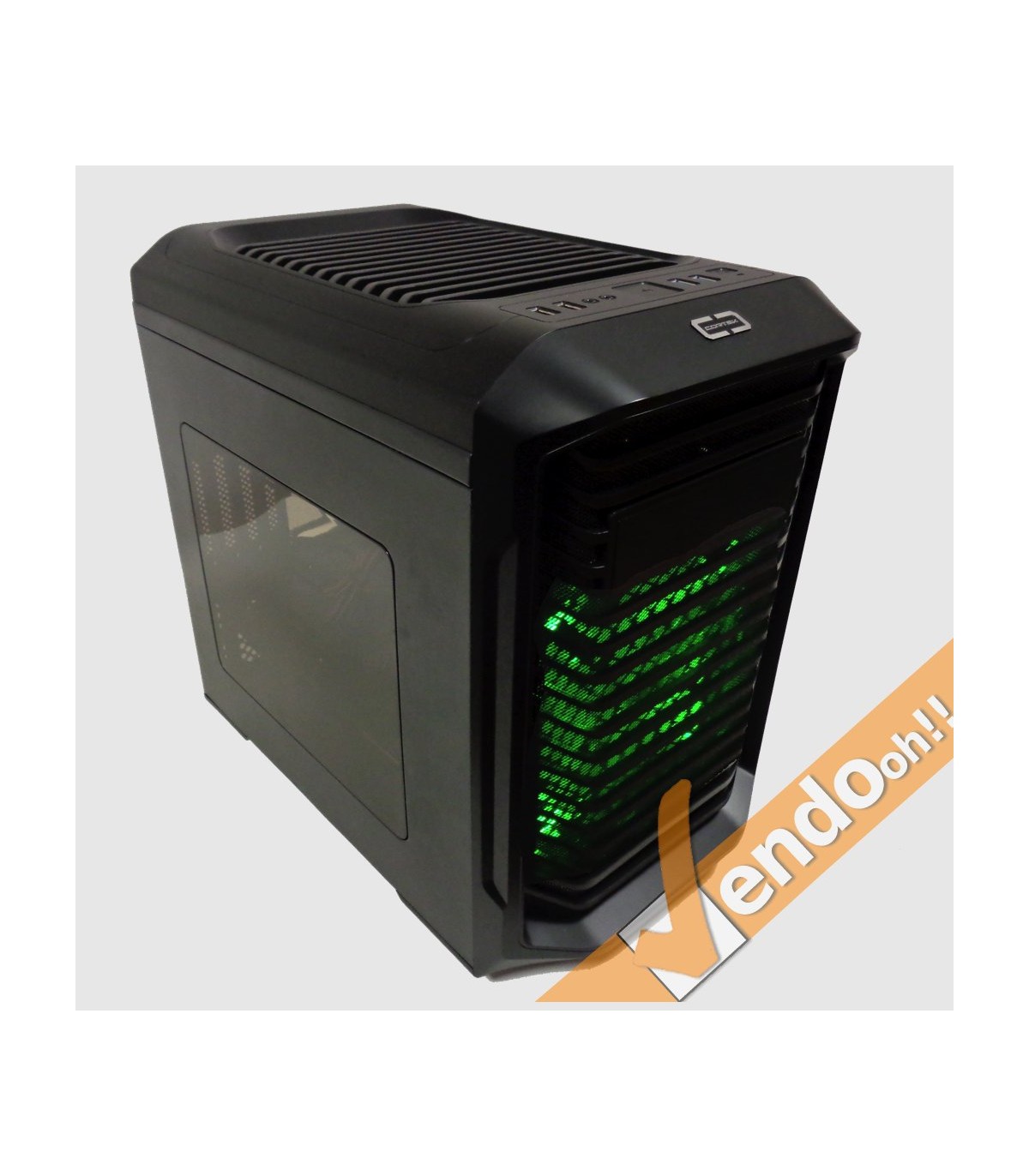 CASE MICRO ATX COMPUTER CABINET PC BIG CUBE ALLOGGI SSD BASCULANTI USB3.0 2.0
