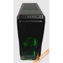 CASE ATX COMPUTER CABINET PC TOWER LUCE VERDE CARD READER USB 3.0 2.0 AUDIO