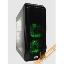 CASE ATX COMPUTER CABINET PC TOWER LUCE VERDE CARD READER USB 3.0 2.0 AUDIO