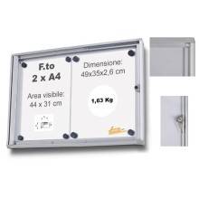 BACHECA MAGNETICA SCRIVIBILE VARIE MISURE PER COMUNICAZIONI PER UFFICIO SCUOLA