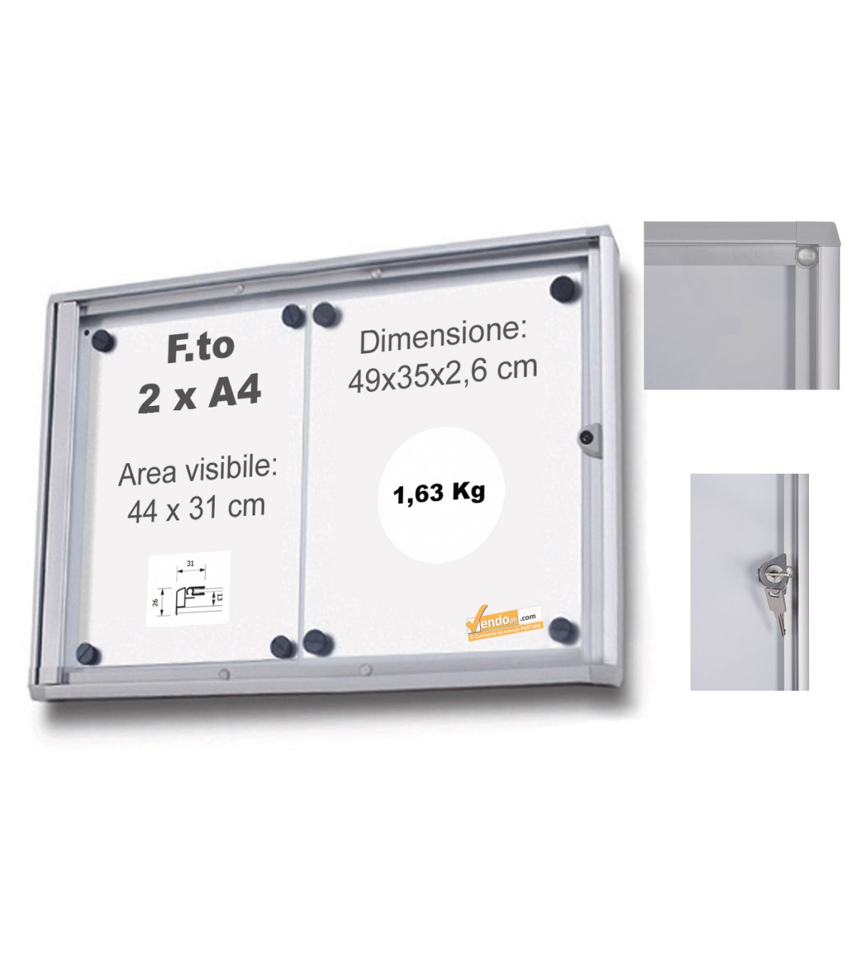 BACHECA MAGNETICA SCRIVIBILE FORMATO 2 FOGLI A4 4xA4 6XA4 8XA4 9XA4 12XA4