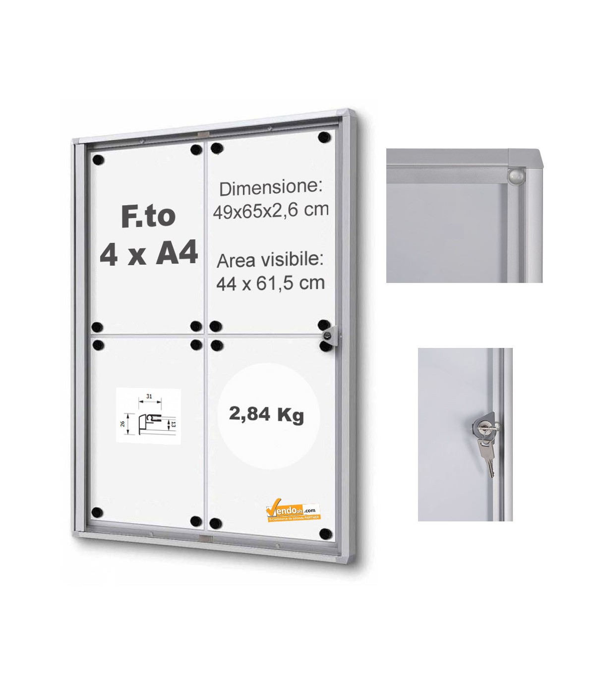BACHECA MAGNETICA SCRIVIBILE FORMATO 2 FOGLI A4 4xA4 6XA4 8XA4 9XA4 12XA4