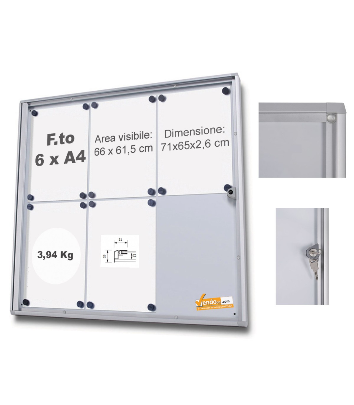BACHECA MAGNETICA SCRIVIBILE FORMATO 2 FOGLI A4 4xA4 6XA4 8XA4 9XA4 12XA4