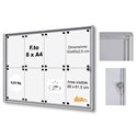 BACHECA MAGNETICA SCRIVIBILE VARIE MISURE PER COMUNICAZIONI PER UFFICIO SCUOLA