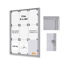 BACHECA MAGNETICA SCRIVIBILE FORMATO 2 FOGLI A4 4xA4 6XA4 8XA4 9XA4 12XA4