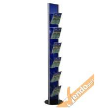 ESPOSITORE PORTA DEPLIANT RIVISTE DA PAVIMENTO UFFICIO NEGOZIO AGENZIA COL001