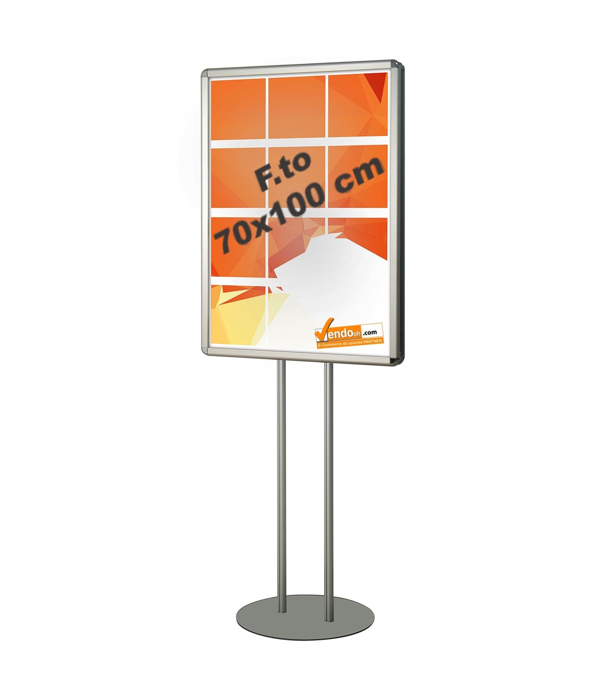 ESPOSITORE CAVALLETTO PUBBLICITARIO INSEGNA GRAFICA PUBBLICITARIA 70x100 cm