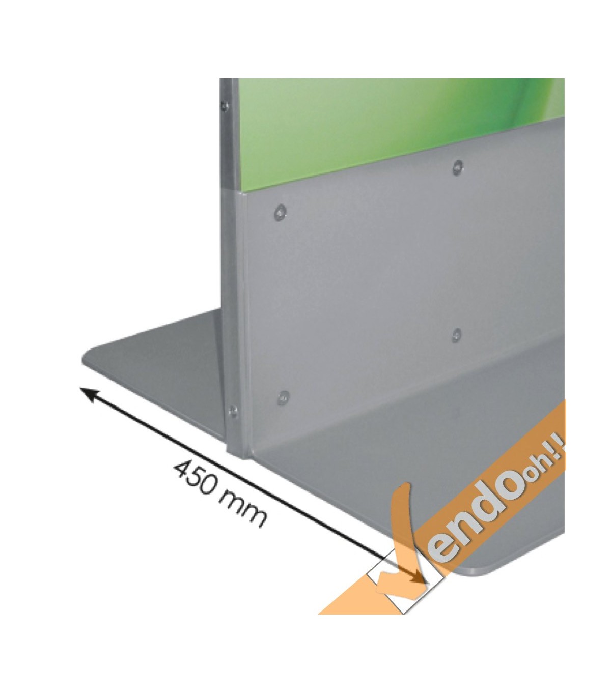 TOTEM ESPOSITORE BIFACCIALE PUBBLICITA INFORMAZIONE COMUNICAZIONE GRAFICA 42X156
