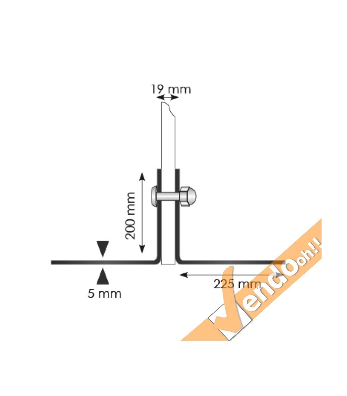 TOTEM ESPOSITORE BIFACCIALE PUBBLICITA INFORMAZIONE COMUNICAZIONE GRAFICA 42X156