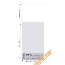 TOTEM ESPOSITORE BIFACCIALE PUBBLICITA INFORMAZIONE COMUNICAZIONE GRAFICA 42X156