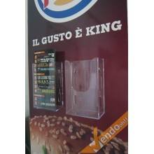 TOTEM ESPOSITORE BIFACCIALE PUBBLICITA INFORMAZIONE COMUNICAZIONE GRAFICA 42X156