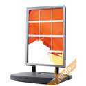 CAVALLETTO PUBBLICITARIO ESPOSITORE BIFACCIALE 70X100 ANTI VENTO ZAVORRABILE