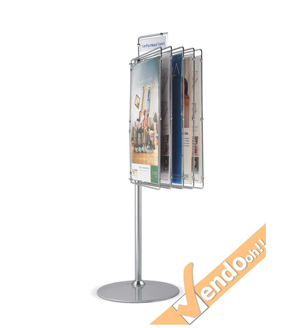 ESPOSITORE PUBBLICITARIO A LIBRO PAGINE PAVIMENTO ALBO PRETORIO NEGOZIO ALBO02