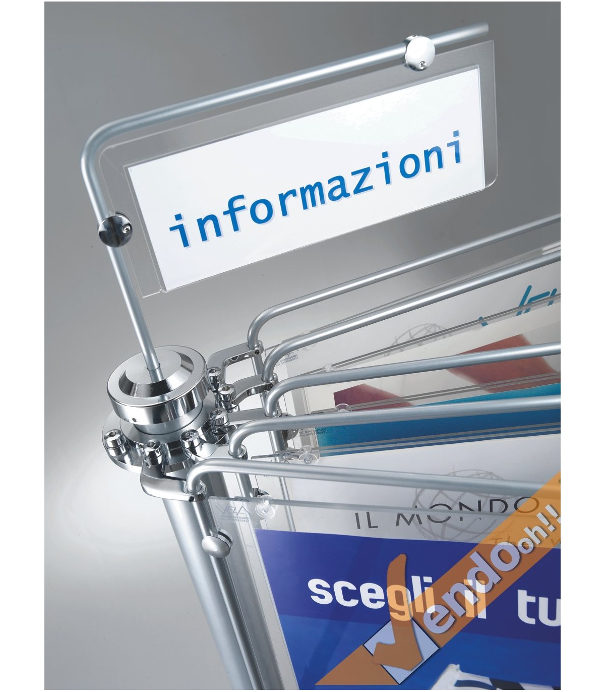 ESPOSITORE PUBBLICITARIO A LIBRO PAGINE PAVIMENTO ALBO PRETORIO NEGOZIO ALBO02