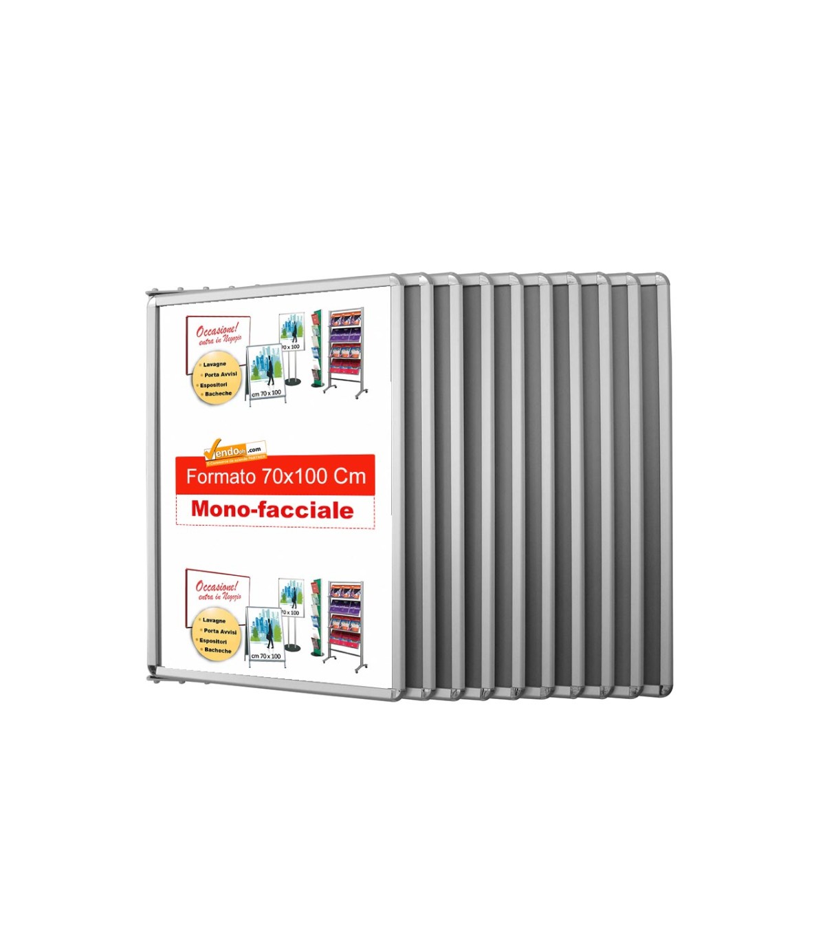 ESPOSITORE PUBBLICITARIO A LIBRO PAGINE DA PARETE ALBO PRETORIO NEGOZIO ALBO01