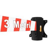 ATTACCO A MURO CON NASTRO BIANCO E ROSSO COLONNA COLONNINA HOTEL SEGNA PERCORSO DELIMITA AREA