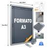 CORNICE ESPOSITIVA F.TO A4 PUBBLICITARIA APPENDERE SU PARETE MURO NEGOZIO CRPT01