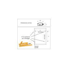 CORNICE ESPOSITIVA F.TO A4 PUBBLICITARI APPENDERE SU PARETE MURO NEGOZIO CRPT01