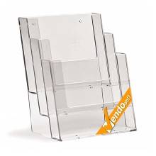 ESPOSITORE PORTA DEPLIANT PUBBLICITA' DA BANCO UFFICIO SCRIVANIA NEGOZIO PDB401