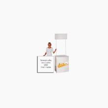 BANCO BANCHETTO PROMOZIONALE ESPOSITIVO DISTRATIVO STAND FIERA EXPO BANKP01