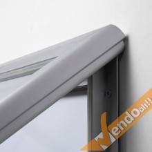 BACHECA ESPOSITORE PUBBLICITARIO PER ESTERNI APERTURA A RIBALTA VETRO TEMPRATO