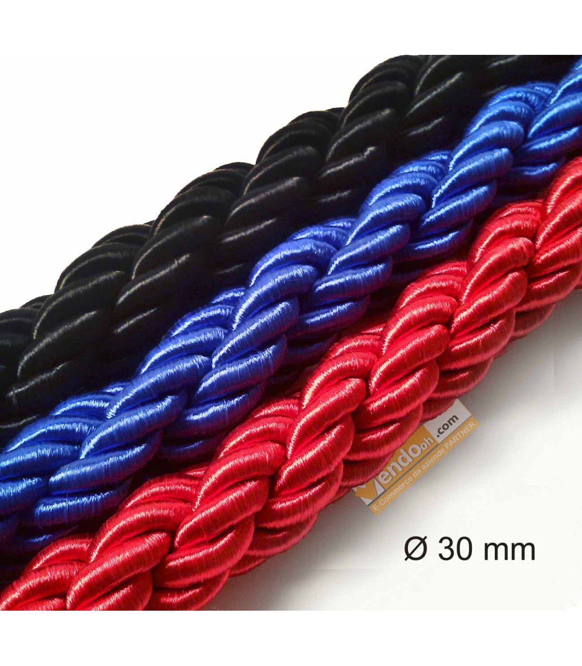 CORDONE ROSSO O BLU COLONNINA DA TEATRO RECEPTION HOTEL SEGNA PERCORSO AREA