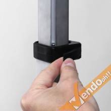 SUPPORTO TELESCOPICO ESPOSITORE DA PAVIMENTO PORTA TABLET APPLE IPAD 10" POLLICI