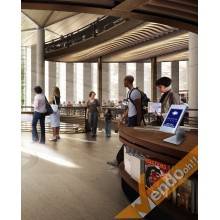 SUPPORTO ESPOSITORE DA TAVOLO BANCO DESKTOP PORTA TABLET APPLE IPAD 10" POLLICI