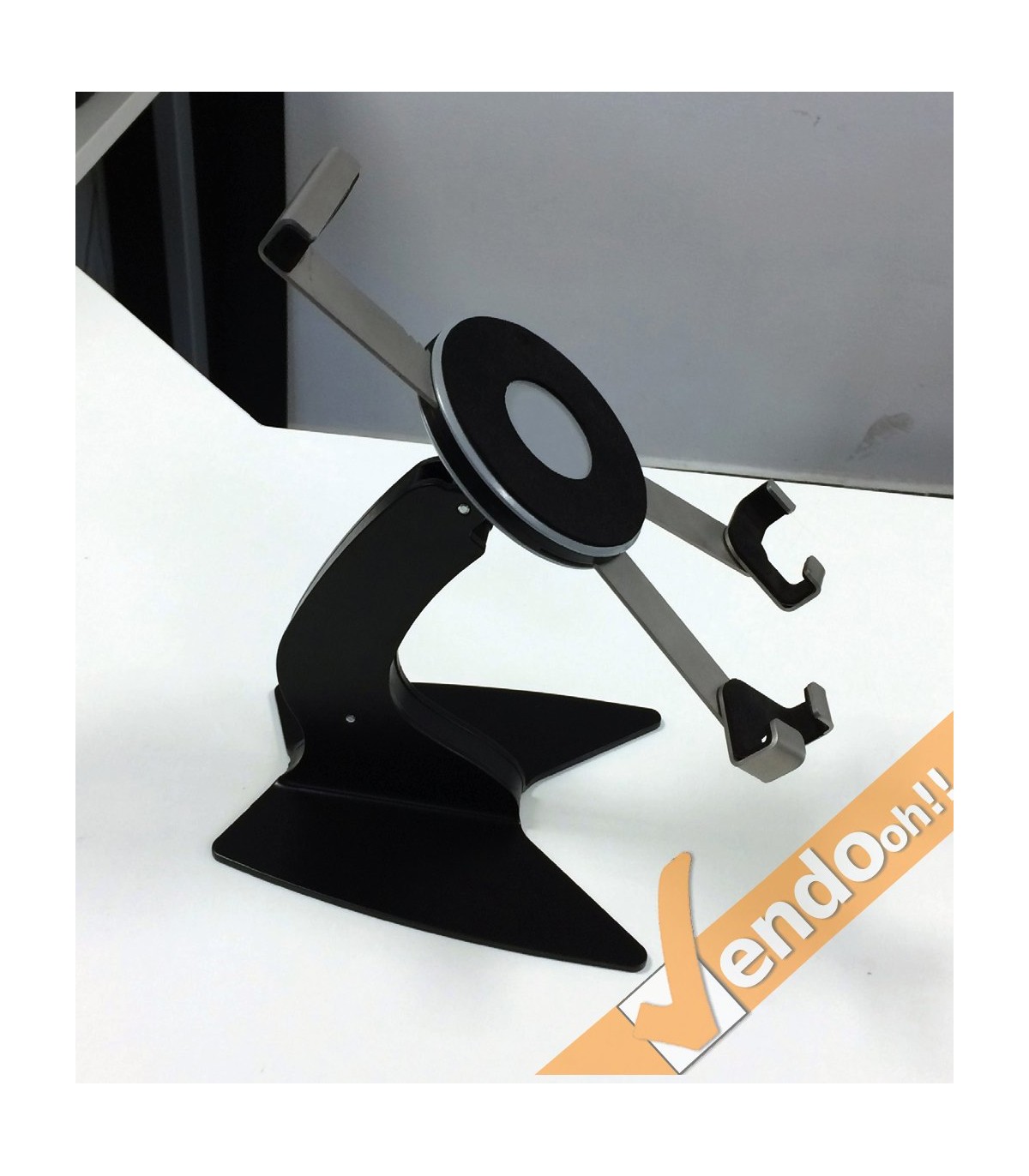 SUPPORTO ESPOSITORE DA TAVOLO BANCO PORTA TABLET UNIVERSALE 10" RUOTABILE