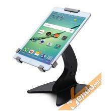 SUPPORTO TELESCOPICO ESPOSITORE DA PAVIMENTO PORTA TABLET UNIVERSALE 8 E 10"