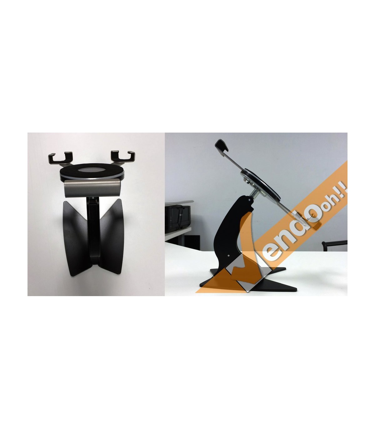 SUPPORTO TELESCOPICO ESPOSITORE DA PAVIMENTO PORTA TABLET UNIVERSALE 8 E 10"