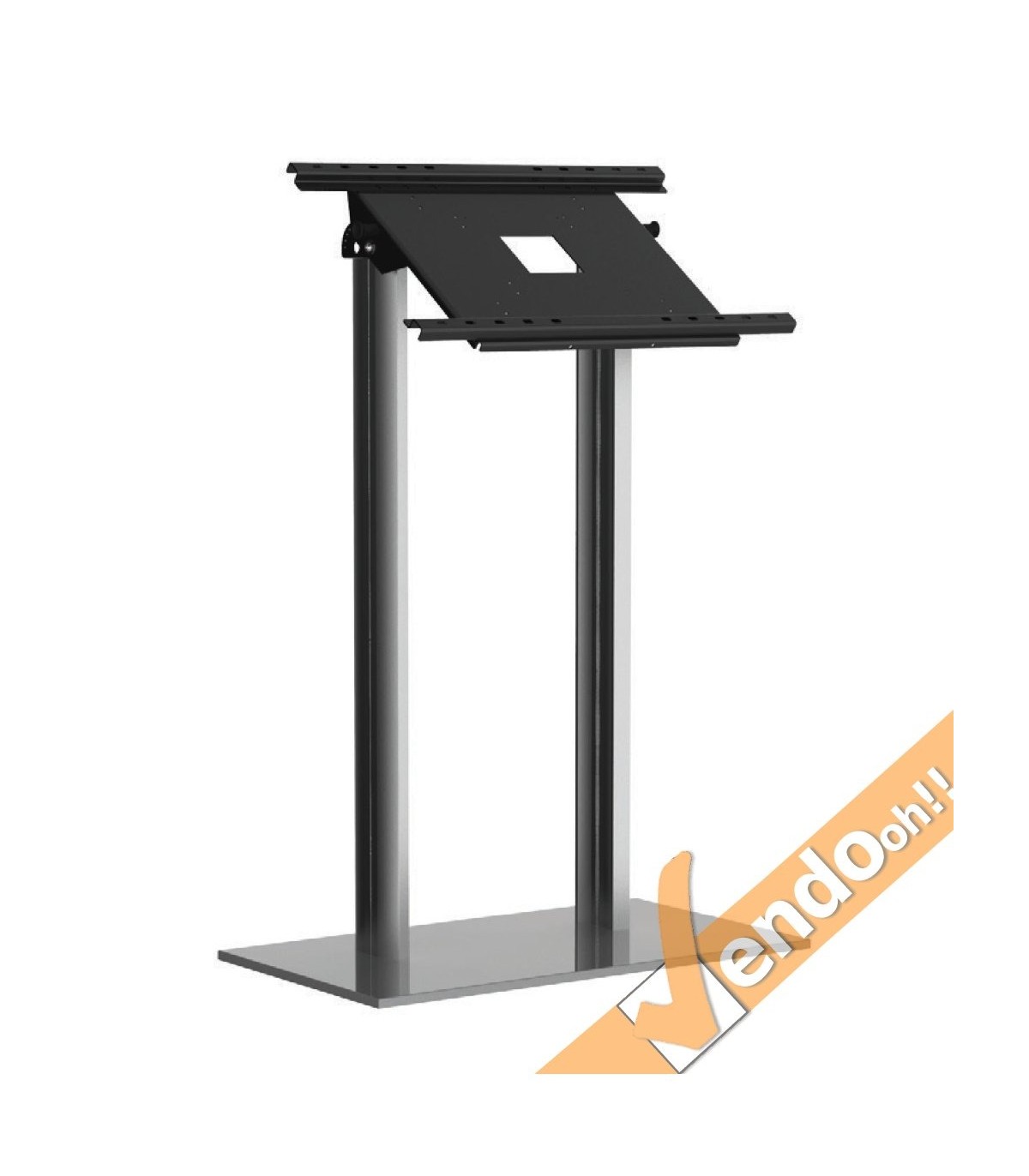 ESPOSITORE PORTA MONITOR SCHERMO VIDEO DA PAVIMENTO BASE DA TERRA AUTOPORTANTE