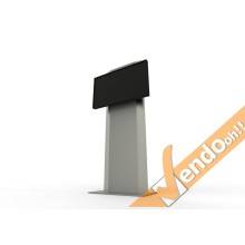 TOTEM PORTA MONITOR SCHERMO VIDEO DA PAVIMENTO ESPOSITORE CON BASE DA TERRA