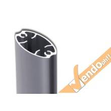 ESPOSITORE A LEGGIO DA PAVIMENTO BASE QUADRA CORNICE ORIENTABILE  FORMATO A4