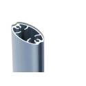 ESPOSITORE A LEGGIO DA PAVIMENTO BASE QUADRA CORNICE ORIENTABILE  FORMATO A3
