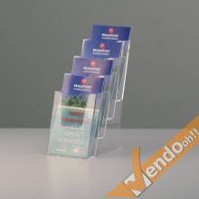 ESPOSITORE PORTA DEPLIANT PUBBLICITA' DA BANCO UFFICIO SCRIVANIA NEGOZIO PDB302