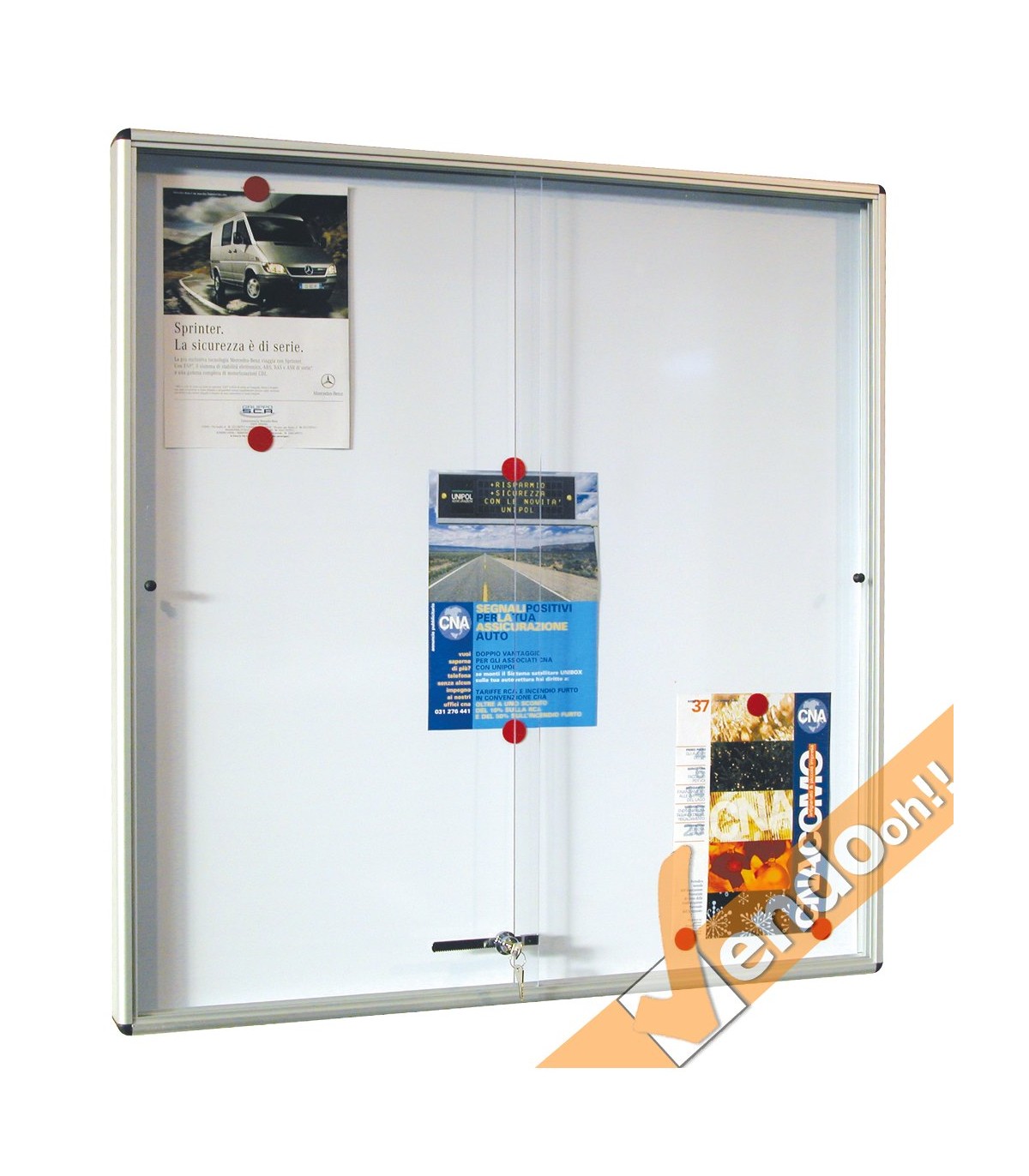 BACHECA MAGNETICA SCRIVIBILE CON ANTE F.TO 6XA4 9XA4 12XA4 15XA4  70X50 100X70 200X100