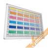 LAVAGNA MAGNETICA PLANNING ANNUALE 90X60 CM PER UFFICIO SCUOLA SCRIVIBILE CON PENNARELLI BOARD0051