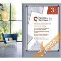CORNICE ESPOSITIVA PUBBLICITARIA ADESIVA 50x70 CM DA MURO UFFICIO NEGOZIO