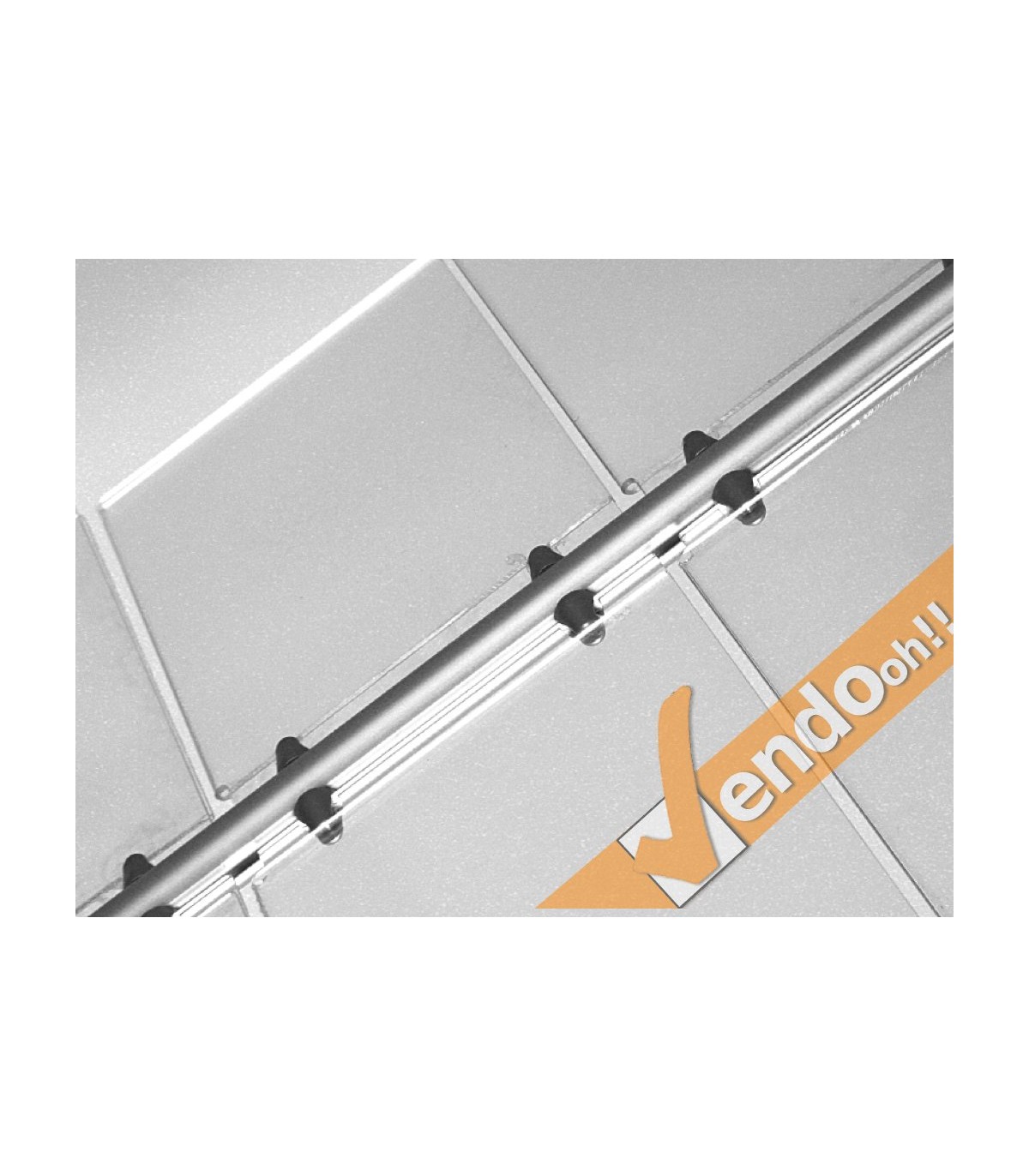 ESPOSITORE PUBBLICITARIO DA PAVIMENTO A PIANTANA 8 PAG A4 VERTICALE ALMA102/V