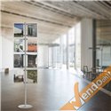 ESPOSITORE PUBBLICITARIO DA PAVIMENTO A PIANTANA 8 PAG A4 VERTICALE ALMA102/V